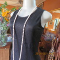 Little black slip over bodycon dress with embossed baroque print. Size 32/8 by GLOW.As new.