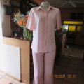 Top of the line blush,pink short sleeve blouse by WOOLWORTHS size 36/12. Tucked decoration.As new