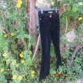 As new black corduroy bootcut pants for girl 14 to 15 yrs old.28/4.By INWEAR.Stretch polycotton.