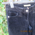 As new black corduroy bootcut pants for girl 14 to 15 yrs old.28/4.By INWEAR.Stretch polycotton.