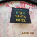 High quality WRANGLER  Santa Cruz short sleeve casual men`s shirt size XXL in cream/red/grey print.