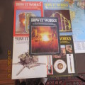 Lot of 5 `HOW IT WORKS` magazines. A to Z of invention,science,technology.Photos and diagrams.