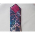 Modern narrow silky polyester neck tie in array of beautiful colours. Width 5cm. New condition