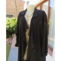 Stunning long black waterfall style loose hanging jacket.Spotless.As new.Bracelet sleeves.Size 42/18