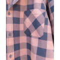 Modern men`s casual brown/black check shirt. One pocket.Size XXL 135cm chest New condition