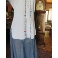 Cool baby blue long sleeveless size 36/12 top by SMILEY.Button down with shirt collar.Polycotton.