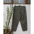 Men`s coffee colour Chino pants in pure cotton size 36.Inner leg 78cm.Flat front.Very good con.