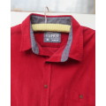 As new handsome brick corduroy men`s long sleeve shirt by ES1931 in XL.Back yoke.As new.