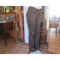 Sexy choc brown size 34/10 OVIESSE Young stretch cotton skinny pants from Europe.As new.