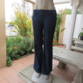Sexy navy polycotton bootlegged hipster style pants size 36/12. Front cargo pockets. Dummies back.