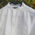 Fabulous very white short sleeve shirt by EXB Denim. Size 13/14 yr boy.100% cotton.New cond.