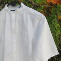 Fabulous very white short sleeve shirt by EXB Denim. Size 13/14 yr boy.100% cotton.New cond.