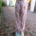 Pink HOTDOGGER, scarce  item, nylon jogger pants. Zip up pockets.Size 36.Elasticated waist/leg seams