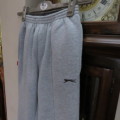 SLAZENGER grey fleezy inner boys sweatpants for 9/10 year old. Size pockets. Elasticated waist .