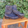 Pair SADF brown genuine leather soft top boots size 8. Army size 262. DWS issued 2011. As new