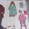 BUTTERICK sewing pattern for teens jacket/pants/skirt. Ages 7 to 14. Good condition.