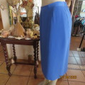 Stylish high quality PARK AVENUE saphire blue lined pencil skirt size 36/12. New condition.