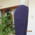 Fabulous dark plum bandless dress pants in textured polyester. By JADE Exec. Size 34 large. As new