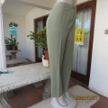 Ultra chic and versatile fern green stretch polyester high waisted pants. By YOO LIM size 38.As new