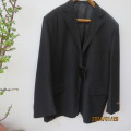 Very black handsome men`s jacket with 3 button closure. By RFG Clothing size 44/46. Brand new.
