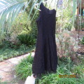 Chic little black special occasion acrylic lace dress. Lined with netting frill. Girl 11/12 yr old