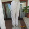 Casual chrome grey OBR JEANSWEAR  sports pants size 38/14. Elastic waist drawstring. As new