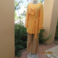 To of the line butterscotch yellow long sleeve jacket. Lots of detail By ON & ON from KOREA. Size 32
