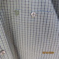Men`s 100% cotton short sleeve green/white check shirt. Two pockets. Size XXXL. Brand new cond.