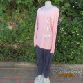Comfy warm ladies pj`s in viscose/poly stretch. Long sleeve pink top/owl print. Navy pants.Size 40 +