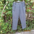 Light weight lead grey polyester/viscose pants by ENZO Munari size 34. Pockets back/front. As new