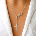 Silver Charm, Statement Pendant with Necklace