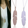 Feather Pendant  Necklace ** ( SPECIAL SNAP FRI LOW SHIPPING)