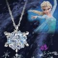 Snowflake - elsa's pendant - and chain - low low SNAP FRI shipping-