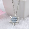 Snowflake - elsa's pendant - and chain - low low  shipping-