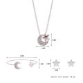 Moon and stars jewelry set ...PLUS A FREE GIFT