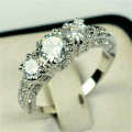 White Sapphire Ring   - low low  shipping-