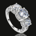 White Sapphire Ring   - low low  shipping-