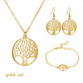 tree of life necklace, bracelet and earrings.. low  shipping special...