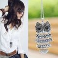 whimsical owl pendant and chain