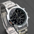 Luxury steel infused mens FHD elegant watch
