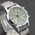 Luxury steel infused mens FHD elegant watch