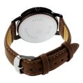 SOXY Mens Watch Leather Band Steel Analog Quartz Business Wrist Watch.. LATE ENTRY