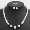 Pearl necklace and earring sets.. Various design choices!