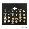 12 piece gold or silver earring set!!