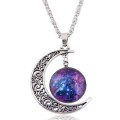 Stunning Galaxy pendant with celtic moon...