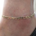 9 CT gold plated ankle bracelet.