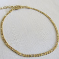 9 CT gold plated ankle bracelet.
