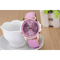Geneva ladies pu leather and analog watch ** LOWEST SHIPPING