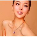 Elegant Gemstone  Amethyst Pendant .. LOWEST shipping!