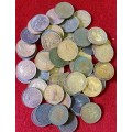 40 X UNION OF SOUTH AFRICA FARTHINGS ( 1/4d ) VARIOUS DATES LOT